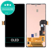Wyświetlacz OLED do Google Pixel 6a, GX7AS, GB62Z, Ekran dotykowy bez ramki