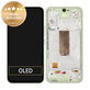 Wyświetlacz do Samsung A54 5G A546B, Ekran dotykowy z ramką, GH82-31231C, GH82-31232C, Light Green, Genuine Service Pack