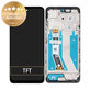 Wyświetlacz do Motorola Moto G73, Ekran dotykowy z ramką, 5D68C22272, Czarny, Black, Genuine Service Pack