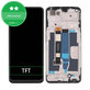 Wyświetlacz do Realme 8 5G RMX3241, Ekran dotykowy z ramką, Supersonic Black, TFT