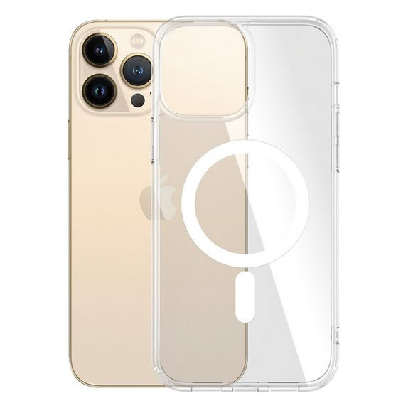 Etui z MagSafe do iPhone 13 Pro Max, HardCase AB, Przezroczysty, Transparent, PanzerGlass