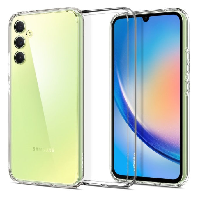 Etui do Samsung A34 5G, Ultra Hybrid, Crystal Clear, Spigen