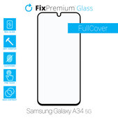 Szkło hartowane do Samsung A34 5G, FullCover Glass, FixPremium
