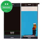 Wyświetlacz do Sony Xperia XZ Premium Dual G8142, Deepsea Black, Ekran dotykowy bez ramki, TFT
