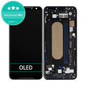 Wyświetlacz OLED do Asus ROG Phone 2 ZS660KL, Ekran dotykowy z ramką, Czarny, Black