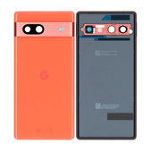 Tylna pokrywa baterii do Google Pixel 7a, G949-00390-00, Koralowy, Coral, Genuine Service Pack