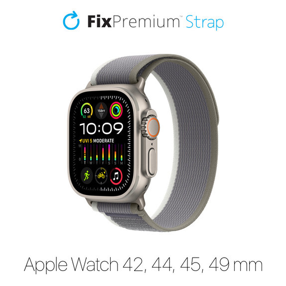 Pasek Trail Loop do Watch (42, 44, 45, 49mm) | szary | gray | FixPremium