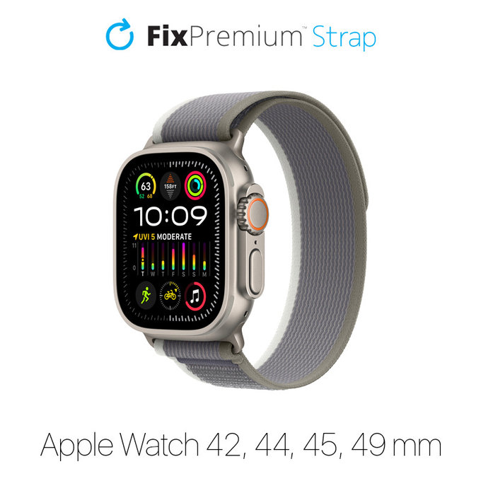 Pasek Trail Loop do Watch (42, 44, 45, 49mm) | szary | gray | FixPremium