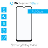 Szkło hartowane do Samsung A14 5G, FullCover Glass, FixPremium