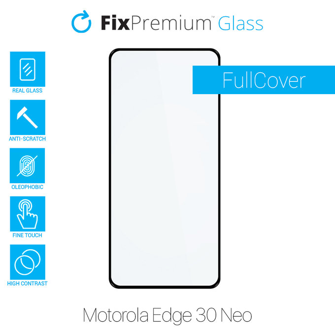 Szkło hartowane do Motorola Edge 30 Neo, FullCover Glass, FixPremium