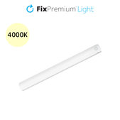 Lampka nocna LED z czujnikiem ruchu (Ciepły żółty, Yellow), 0.3m, Biały, White, FixPremium