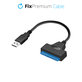 Kabel USB / SATA 2.5", czarny, black, FixPremium