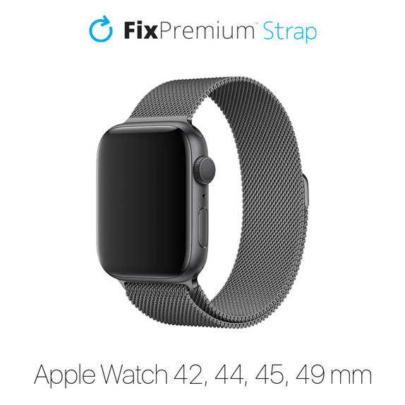 Pasek Milanese Loop do Watch (42, 44, 45, 49mm) | Graphite | FixPremium
