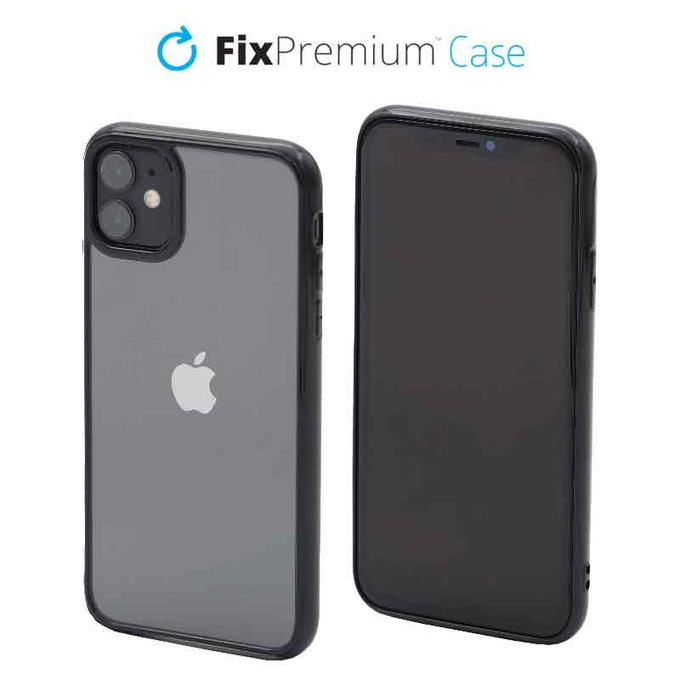 Etui do iPhone 11, Invisible, Invisible, Czarny, Black, FixPremium