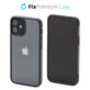 Etui do iPhone 12 mini, Invisible, Czarny, Black, FixPremium