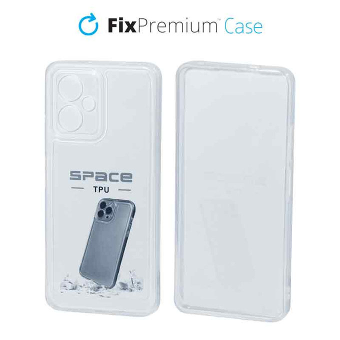 Etui do Xiaomi Redmi Note 12 5G, Invisible, Przezroczysty, Transparent, Fixpremium
