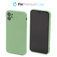 Etui gumowe do iPhone 11, zielony, green, FixPremium