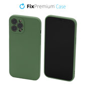 Etui gumowe do iPhone 11 Pro, zielony, green, FixPremium