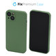Etui gumowe do iPhone 13, 14, zielony, green, FixPremium
