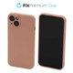 Etui gumowe do iPhone 13, 14, Pomarańczowy, Orange, FixPremium