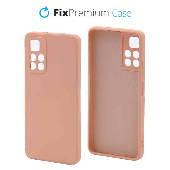 Etui gumowe do Xiaomi Redmi Note 11S 5G, Pomarańczowy, Orange, FixPremium