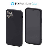 Etui gumowe do iPhone 11 Pro, czarny, black, FixPremium