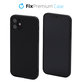 Etui gumowe do iPhone 12 mini, czarny, black, FixPremium