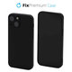 Etui gumowe do iPhone 13 mini, czarny, black, FixPremium