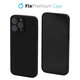 Etui gumowe do iPhone 14 Pro Max, Czarny, Black, FixPremium