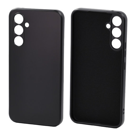 Etui gumowe do Samsung A54 5G, czarny, black, FixPremium