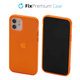 Etui Clear do iPhone 12 | 12 Pro | pomaranczowy | orange | FixPremium