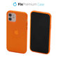 Etui Clear do iPhone 12 | 12 Pro | pomaranczowy | orange | FixPremium