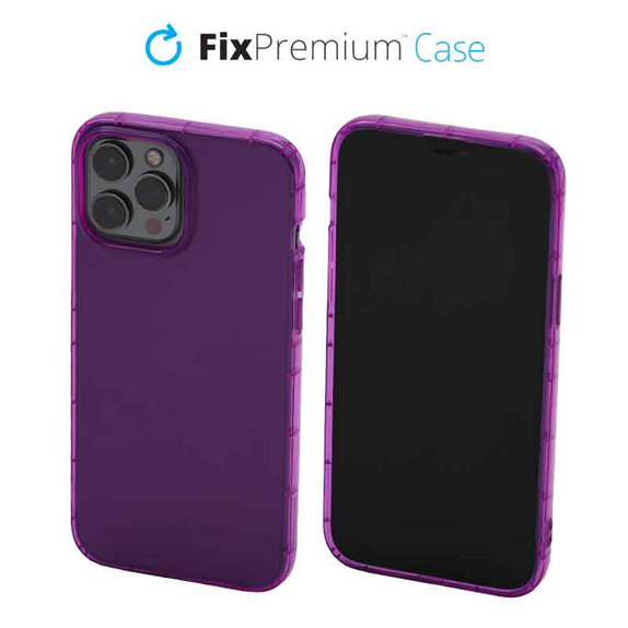Etui Clear do iPhone 13 Pro, Fioletowy, Violet, FixPremium