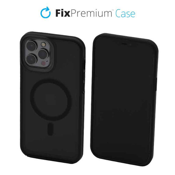 Etui Clear z MagSafe do iPhone 13 Pro Max, Frost Black, FixPremium