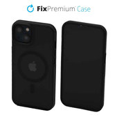 Etui Clear z MagSafe do iPhone 14, frost black, FixPremium