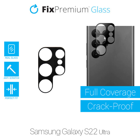 Ochraniacz soczewki tylnego aparatu do Samsung S22 Ultra, FixPremium