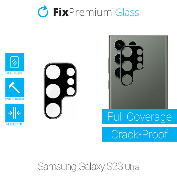 Ochraniacz soczewki tylnego aparatu do Samsung S23 Ultra, FixPremium