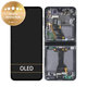 Wyświetlacz do Samsung Z Flip 5 F731B, Ekran dotykowy z ramką, GH82-31827A, Grafitowy, Graphite, Genuine Service Pack