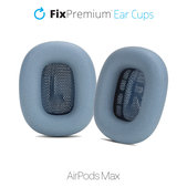 Zapasowe nauszniki do Apple AirPods Max (tkanina), niebieski, blue, FixPremium