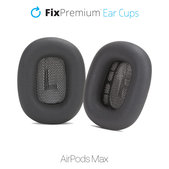 Zapasowe nauszniki do Apple AirPods Max (tkanina), Space Gray, FixPremium