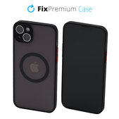 Etui z MagSafe do iPhone 13 mini, Matte, Czarny, Black, FixPremium