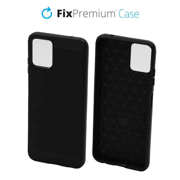 Etui gumowe do T Phone 5G / REVVL 6 Pro, Czarny, Black, FixPremium