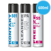 Zestaw sprayów, 3x600ml, Micro Chip Elektronic