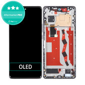 Wyświetlacz OLED do Huawei Nova 10, Ekran dotykowy z ramką, Starry Black