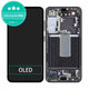Wyświetlacz OLED do Samsung S23 S911B, Ekran dotykowy z ramką, Phantom Black