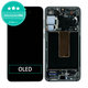 Wyświetlacz OLED do Samsung S23 Plus S916B, Ekran dotykowy z ramką, Phantom Black