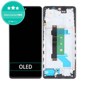 Wyświetlacz OLED do Xiaomi Redmi Note 12 Pro+ 5G, Ekran dotykowy z ramką, Midnight Black