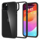 Etui do iPhone 15, Ultra Hybrid, Matte Black, Spigen