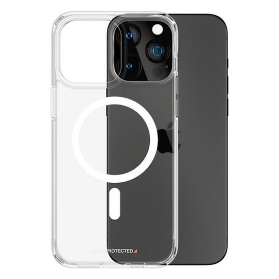 Etui z MagSafe do iPhone 15 Pro Max, HardCase D3O, Przezroczysty, Transparent, PanzerGlass