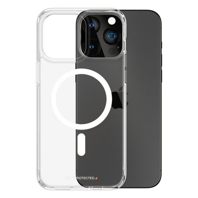 Etui z MagSafe do iPhone 15 Pro Max, HardCase D3O, Przezroczysty, Transparent, PanzerGlass